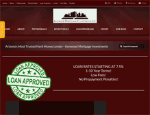 Tablet Screenshot of kenwoodmortgage.com
